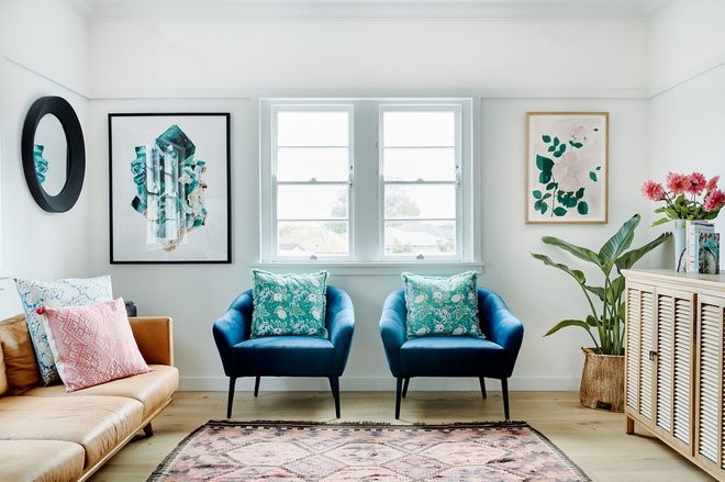 Midcentury Living Room by Emma Blomfield
